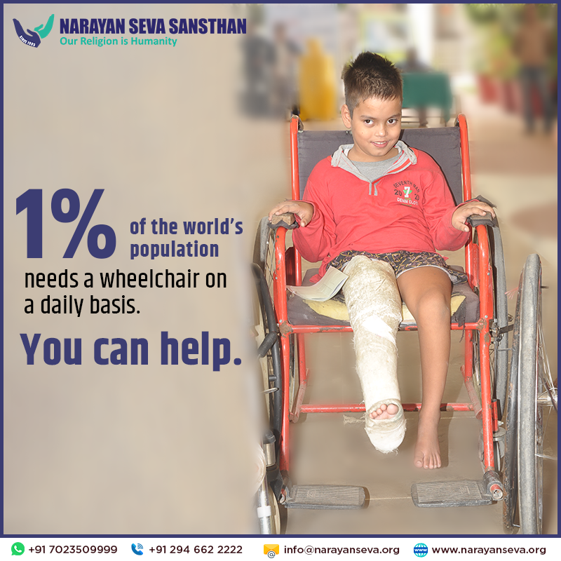 narayansevaINC's tweet photo. There are  many amongst us who need help to carry out their day to day business. An aid like wheelchair can make their life easy and you can help: 
https://t.co/XchrEfyqGv
Phone: +91 294-662-2222
Email id: info@narayanseva.org
#DonateToServe #NarayanSevaSansthan #FreeWheelchair https://t.co/skwHdy3oIY
