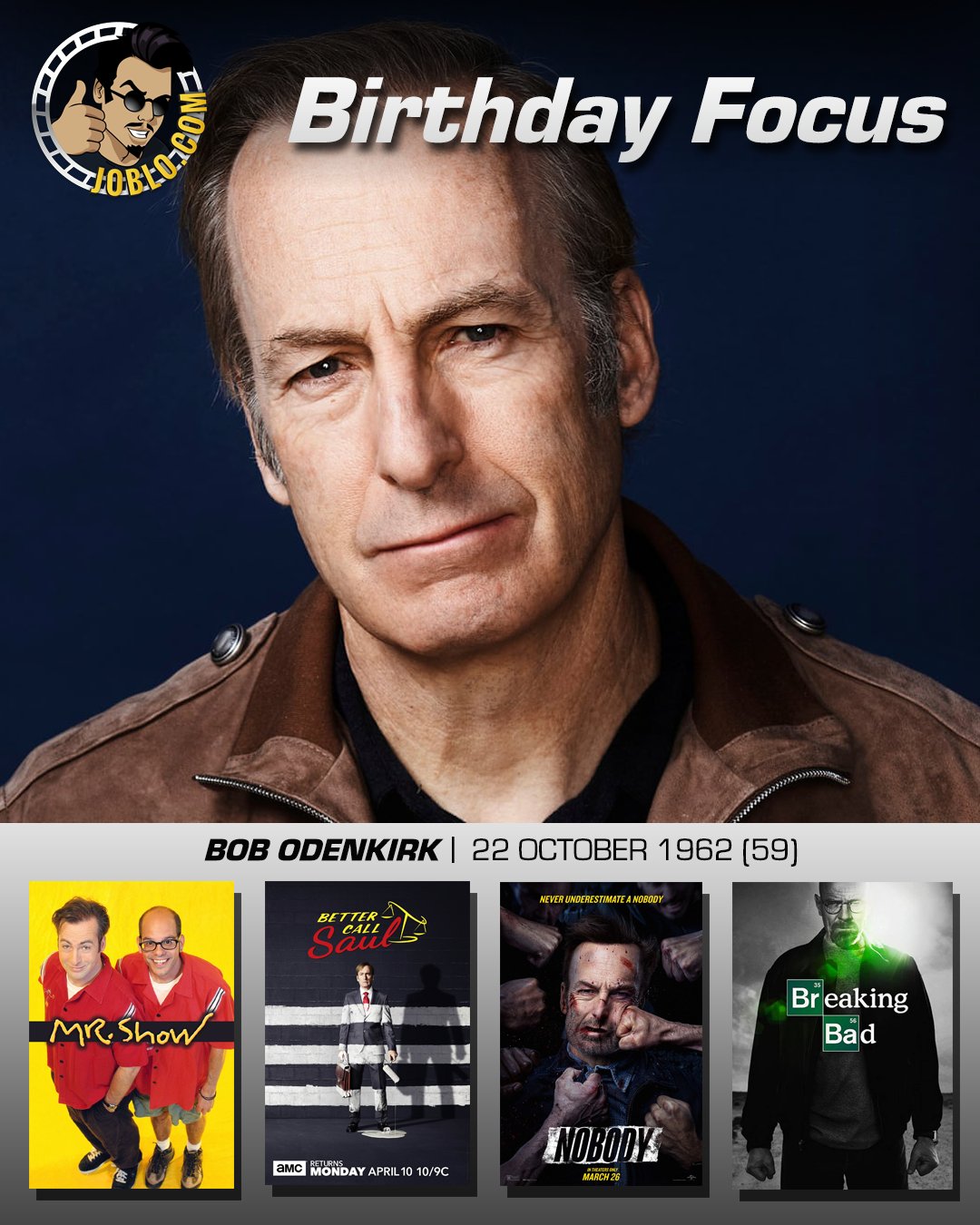 Wishing Bob Odenkirk a very happy 59th birthday! 
