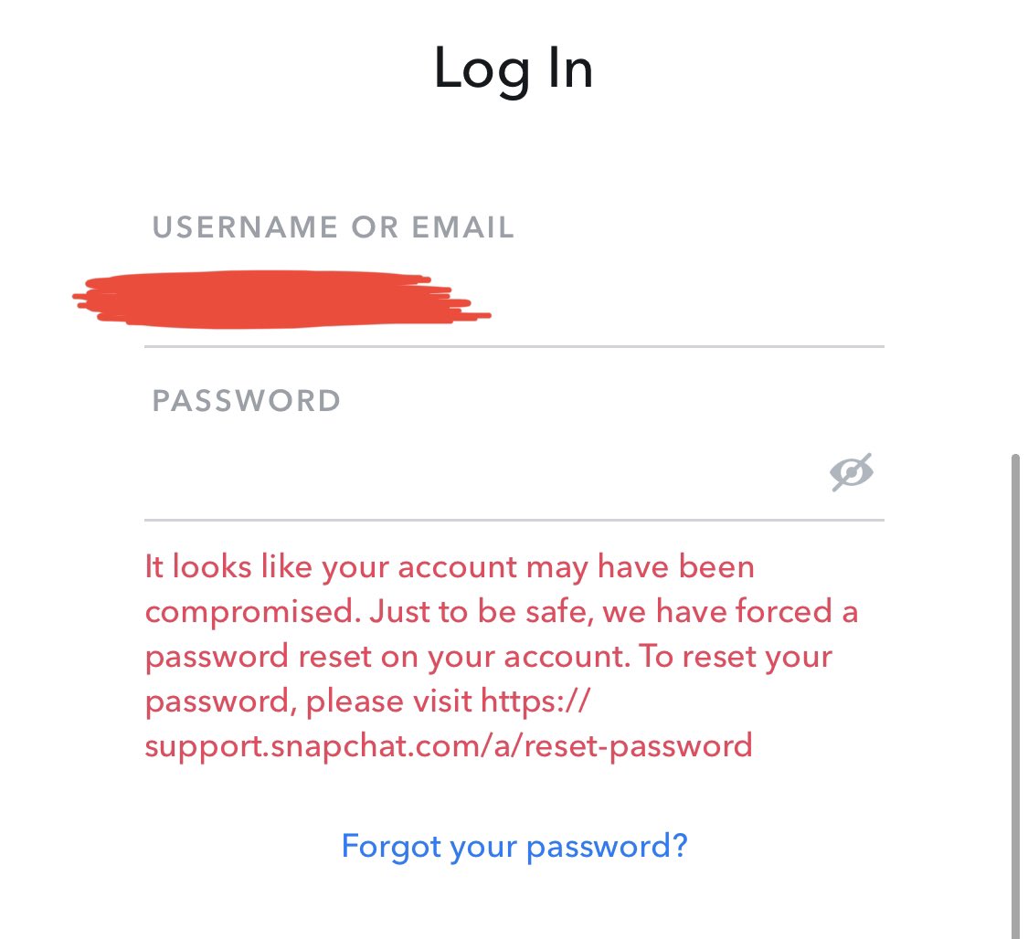 sayala123's tweet image. #SnapchatError #SnapchatDown #Help Does anyone know how to fix this?! I literally don’t understand why I can’t log into my account &amp;amp; resetting my PW doesn’t fix it.