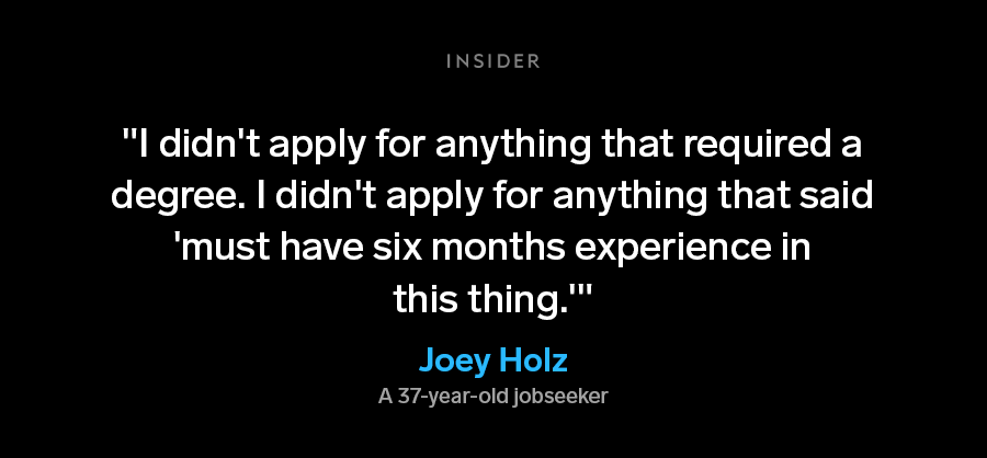 insidercareers's tweet photo. Holz added that he wasn't applying for any roles he didn't qualify for.

https://t.co/sHBdu5lzKM https://t.co/ciceMJewtE