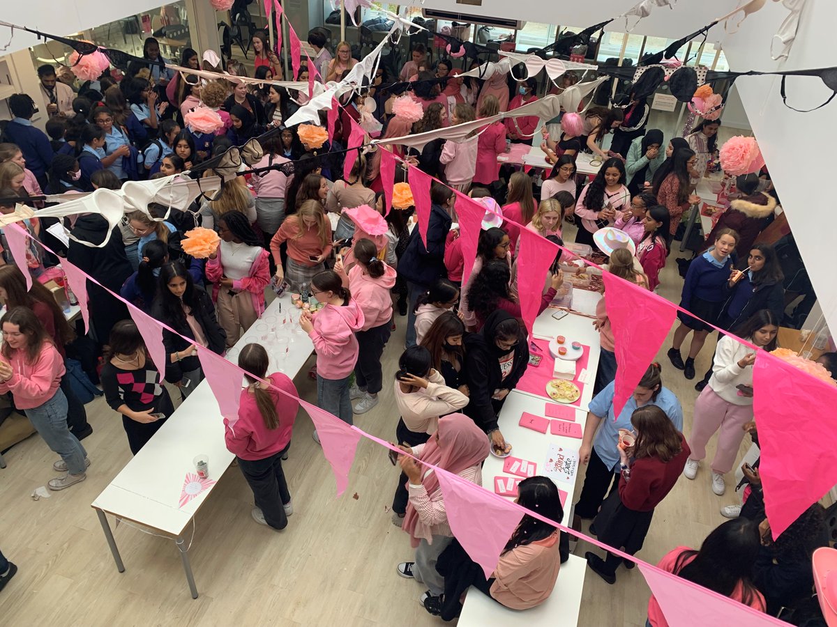 WycHighSixth's tweet photo. Well done #WycHighSixth for an amazing Pink Fair
Show your support: https://t.co/MGl9UstUNk  https://t.co/YAK26MEr0O via 
@YouTube
 
#generousspirit #WycHighFamily #WycHighCommunity #WycHighHappy 
@BreastCancerNow
 
@wearitpink https://t.co/42DoTBNi7c