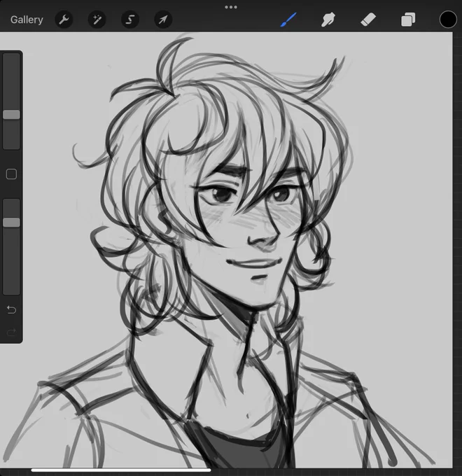 The way I still default to drawing Keith when I need to break an art block after all these years 