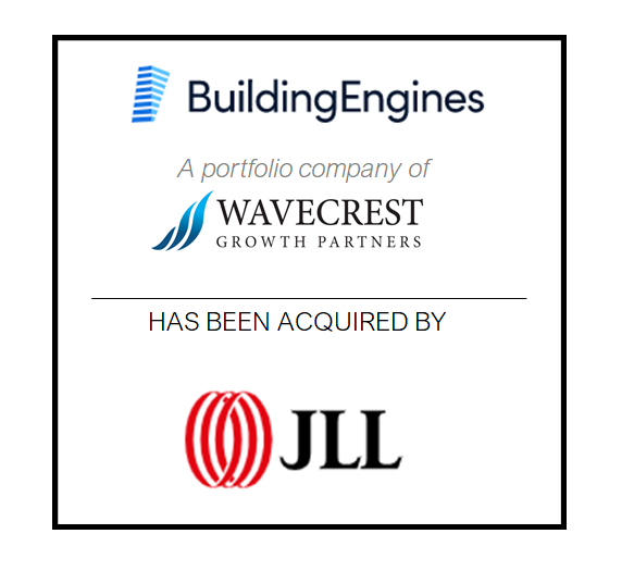 Wavecrest Growth Partners is excited to announce the acquisition of <a href="/buildingengines/">Building Engines</a> by <a href="/JLL/">JLL</a> . lnkd.in/dTZuGmKy