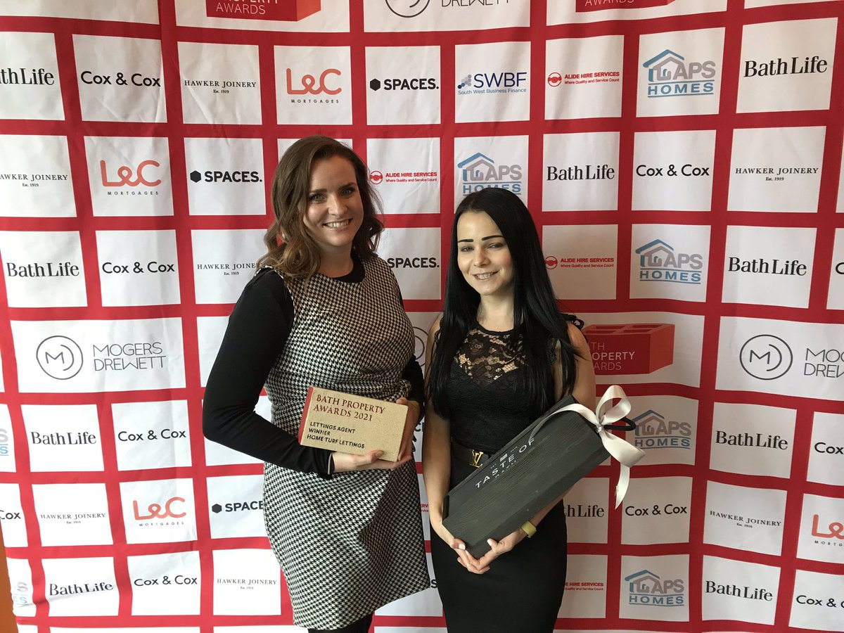 BathPropertyAwd's tweet photo. Congratulations to our Lettings Agent Award winner… it's Home Turf Lettings! 

Very much deserved by all involved! #BathPropertyAwards https://t.co/TrYYqYPTZA