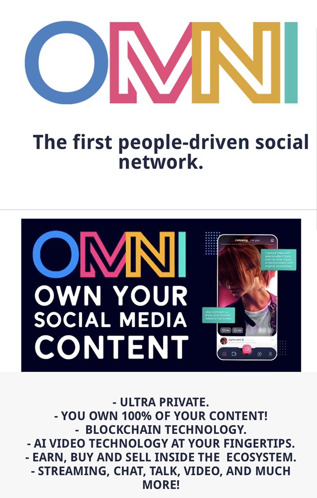 LGBTQIA_Life's tweet photo. OMNI - Own your Social Media Content! https://t.co/j6VZ3E2IOH click here to join: https://t.co/kIT3YqvtS3 https://t.co/Ki538MZlUb