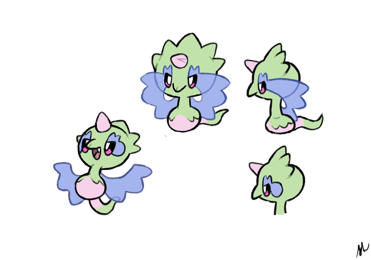 PkScept's tweet photo. Discarded Fakemon for @PkmArmonia. I really like this guy, but the result wasn't what I was looking for https://t.co/SVmRC0l6KX