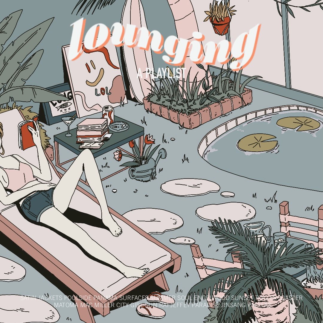 ellaephant's tweet photo. haha i made a playlist cover 

process timelapse here: https://t.co/pgxBntAZHE #ArtistOnTwitter #art https://t.co/ITBEikagVy