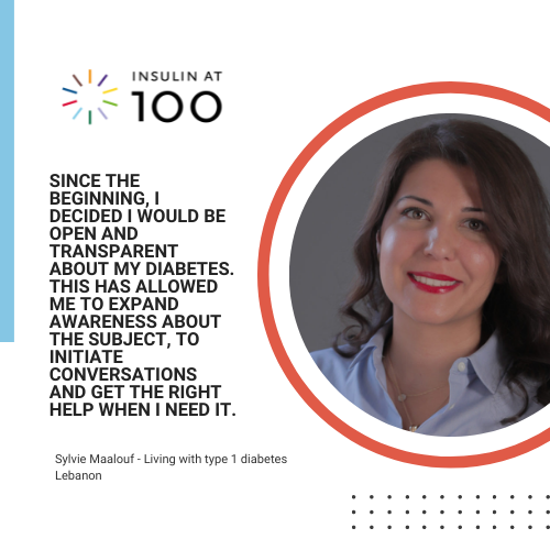 Image of a patient testimonial, highlighting improved quality of life with oral diabetes medication.