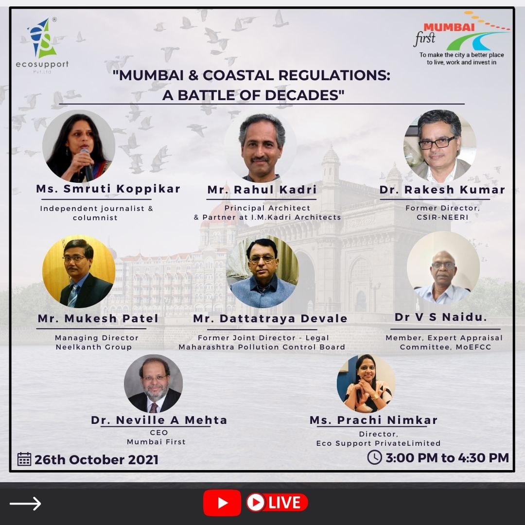 mumbaifirst's tweet photo. The recent approval of the much-awaited Coastal Zone Management Plan (CZMP) for Mumbai city and suburbs is a decade-long battle between economy and ecology. 
To know more, join us on Oct 26th, 3:30pm 
Link - https://t.co/KzbUjPyMtH

#MumbaiFirst #mumbai #mumbaikar #mumbailocal https://t.co/OMp12HTZBl