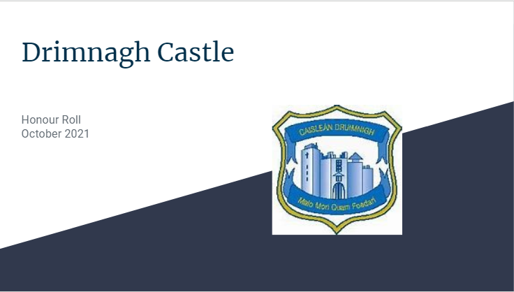 CbsCastle's tweet photo. Comhghairdeas to our Junior Cycle students who have been nominated by their teachers for the 
@cbscastle OctoberRoll of Honour.
#Effort  #Attitude #Creativity https://t.co/HxYGQH1uhL