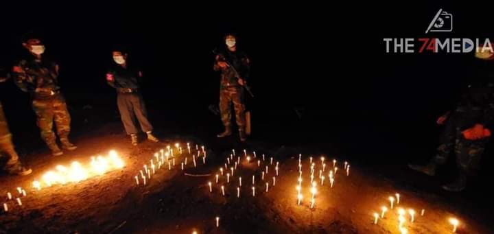 UChitNaingLin's tweet photo. Anti-military candlelight strike by Myitkyina and Moegaung PDF on the night of October 22
@UChitNaingLin
#ASEAN_EngageWithNUG
#Oct22Coup
#WhatsHappeningInMyanmar https://t.co/Q9o97xTPg9 https://t.co/tLR1TLFGS9