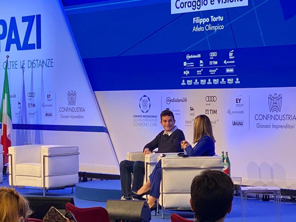 Studente, lavoratore e atleta: il coraggio di un’Italia che riparte. Sul palco di #Spazi2021 <a href="/FilippoTortu/">Filippo Tortu</a> oro olimpico.
#22ottobre