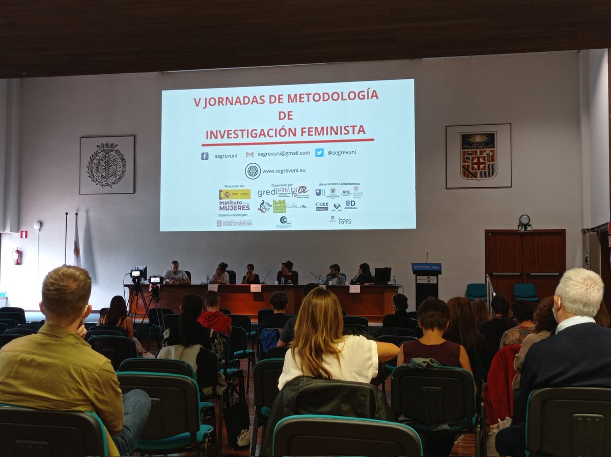 Observatorio Noctámbul@s (@obsnoctambulas) on Twitter photo Ya estamos en la V Jornada de Metodología de Investigación Feminista.
Gracias a <a href="/SIMReF1/">SIMReF</a>, <a href="/GrediDona/">GrediDona</a>, <a href="/universitatURV/">Universitat Rovira i Virgili</a>, <a href="/CollectiuPunt6/">Punt 6</a>, @assCandela, <a href="/segrevuni/">Segrevuni</a> por organizarlo e invitarnos! Ya estamos en la V Jornada de Metodología de Investigación Feminista.
Gracias a <a href="/SIMReF1/">SIMReF</a>, <a href="/GrediDona/">GrediDona</a>, <a href="/universitatURV/">Universitat Rovira i Virgili</a>, <a href="/CollectiuPunt6/">Punt 6</a>, @assCandela, <a href="/segrevuni/">Segrevuni</a> por organizarlo e invitarnos!