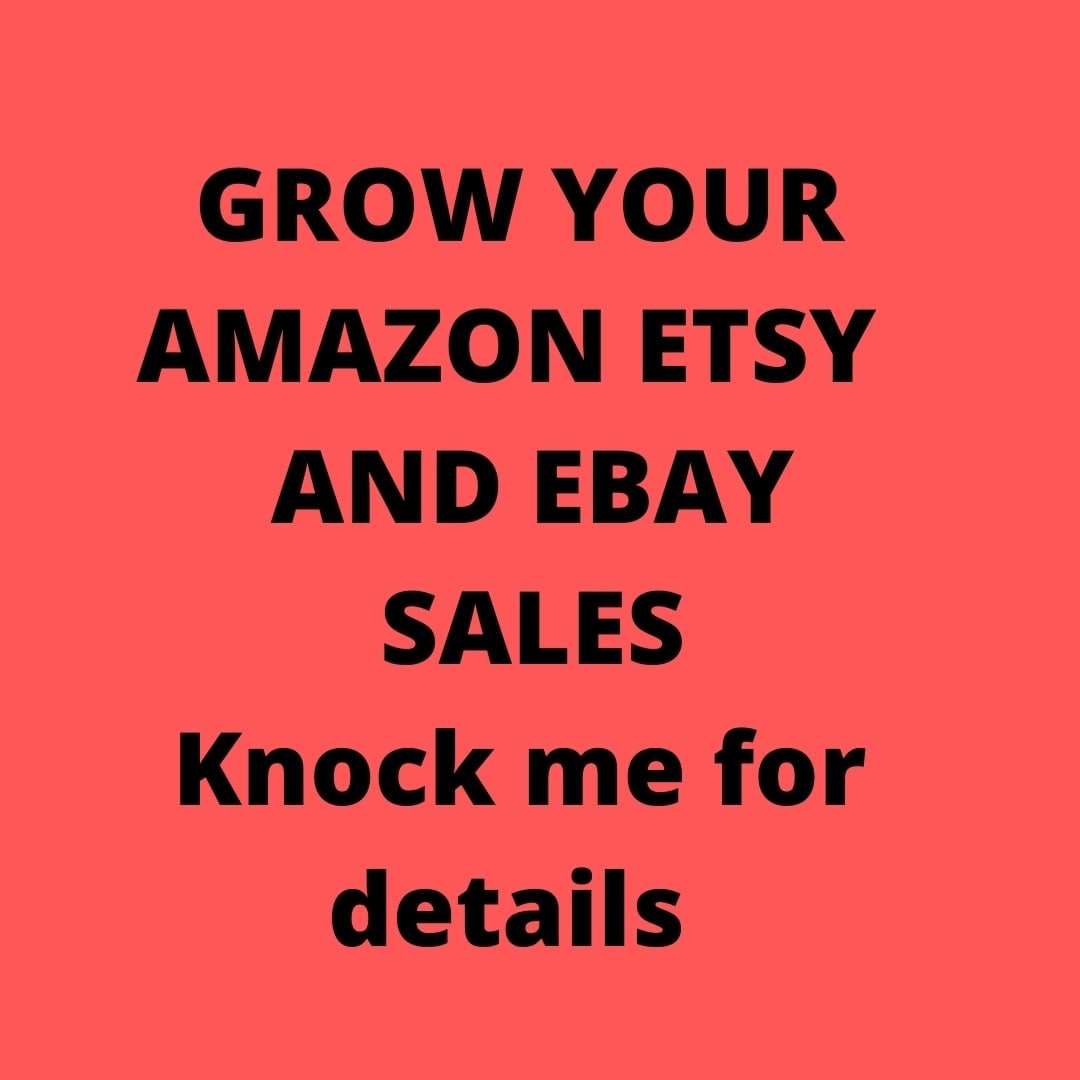 itsnabilkawser's tweet photo. Grow your Amazon etsy and ebay sales knock me 
#amazon #ebay #amazonseller #ebayseller #etsy #etsyseller #amazonsellers #ebaysellers https://t.co/koTFe1ubqs