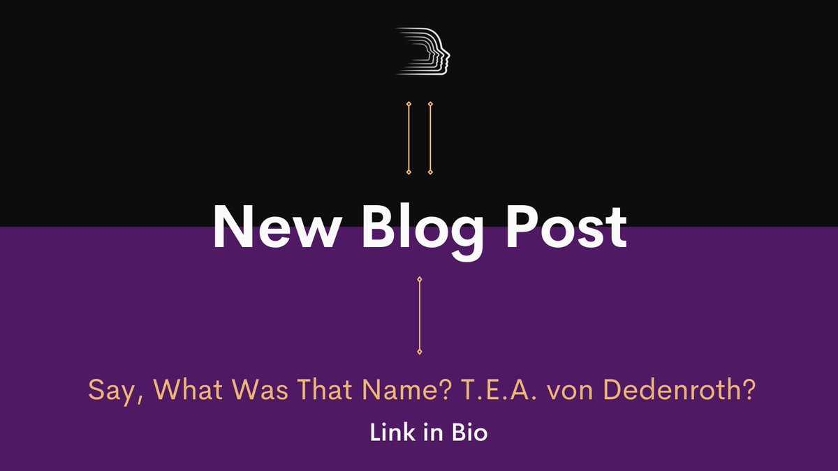 EricksonFound's tweet photo. New Blog Post!

“Say, What Was That Name? T.E.A. von Dedenroth?” by Joyce Bavlinka, M.Ed., LISAC

This is the latest blog post that contains Ericksonian-derived material from the Erickson Foundation Archives and other educational resources. Read here: https://t.co/7sgYYECOBL https://t.co/LlIFdmNKUY