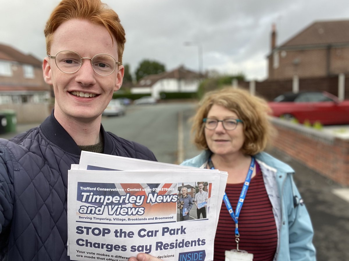 Luckily the rain held off for this afternoons delivery! <a href="/villagewardlb/">Cllr Miss Linda Blackburn</a> <a href="/villagecons/">Timperley North & Central Team</a> <a href="/TraffordBlue/">Trafford Conservatives 💙</a> <a href="/TimperleyWard/">TimperleyNorth</a> #Timperley #VillageWard