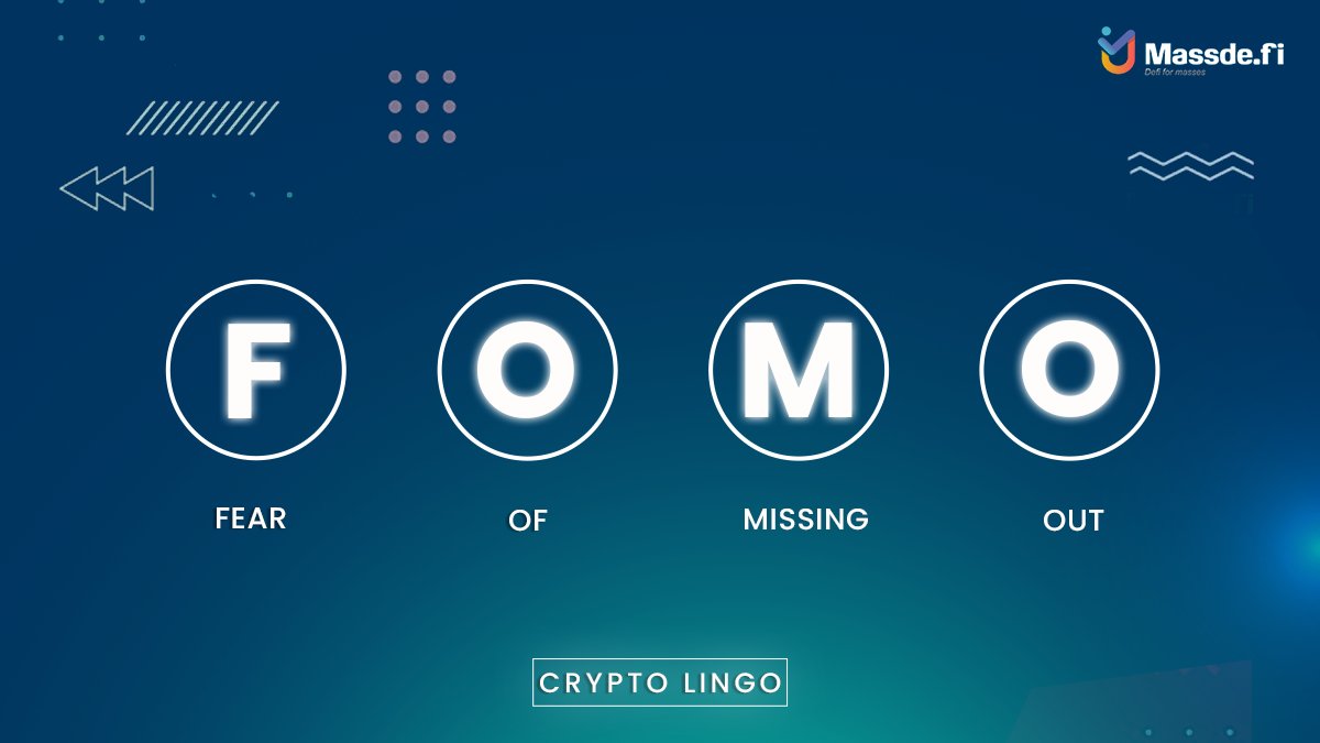DefiMass's tweet image. Remember: You can only blame your #FOMO for the loss because FOMO is your worst enemy in #crypto trading. 😞

#DeFi #MassAdoption #DigitalTransformation