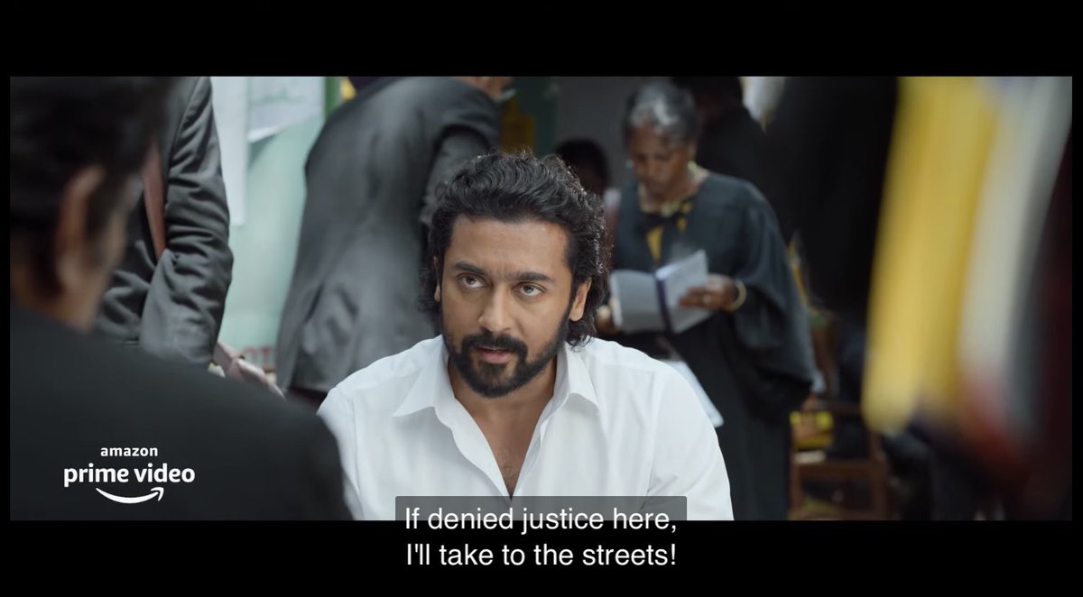 DirKumaran's tweet photo. #JaiBhimOnPrime #JaiBhim 
@Suriya_offl sir eye speaks in every frame . splendid performance!! @RSeanRoldan bgm is truly brilliant! 🔥Can’t wait to witness the story of courage and faith in pursuit of justice.💪 

@2D_ENTPVTLTD  @rajsekarpandian https://t.co/erIHH4NVjX