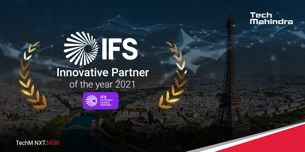 tech_mahindra's tweet photo. @tech_mahindra has been awarded the IFS Innovative Partner for the 2021. 

We have demonstrated an innovative mindset leveraging technology to disrupt the market and challenge the norm in delivering superior outcomes for our customers - https://t.co/ogy8Sq3A2V
 
#TechMInEurope https://t.co/dqoSfcKZ0Z