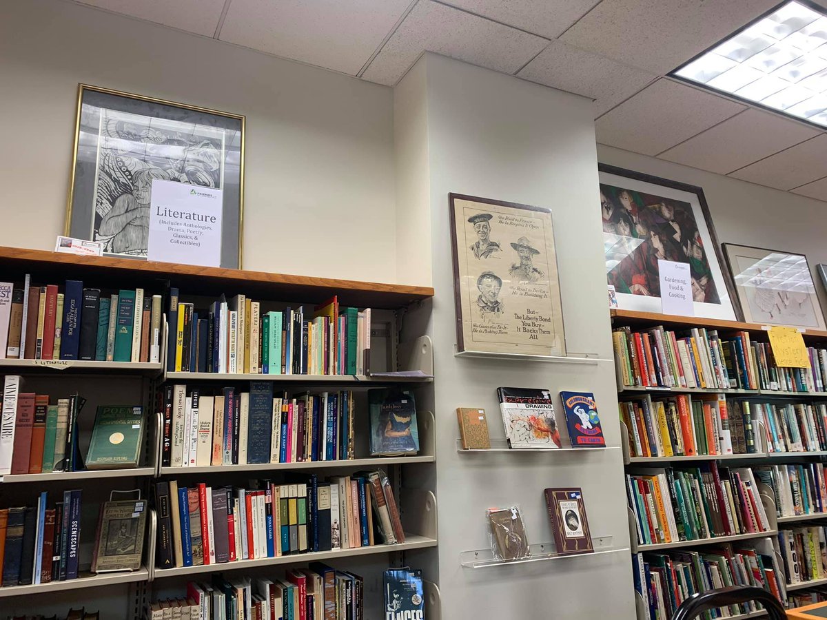elplibrary's tweet photo. For #NationalFriendsofLibrariesWeek, we celebrate our #FriendsofELPL who continually raise money to support the library for our #EastLansing community. Please consider making a donation or visiting the Friendshop at the library. For more details, visit https://t.co/HsVz1YJYpo. https://t.co/EW9tl303V5