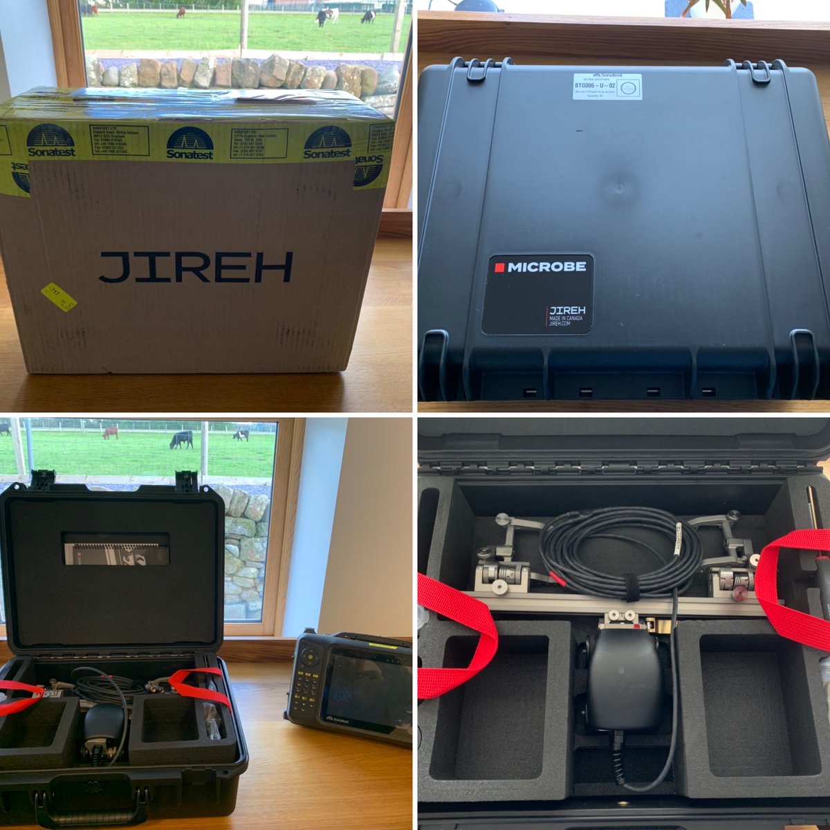 Scotia_NDT's tweet photo. Another addition to the NDT arsenal Jireh Microbe Phased Array scanner, thanks to the guys @sonatest for the quick turnaround 1st class service as always 👍🏻😊 looking forward to putting it through its paces  #NDT #PhasedArray #Sonatest #JirehMicrobe @Scotia_NDT https://t.co/mdReI57UPY