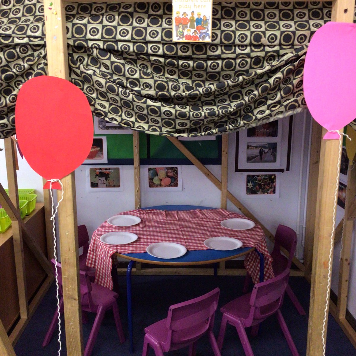 OWPS_fs's tweet photo. We did it, and what a brilliant half term it was!
Sneak peek 👀 Next term we will be learning all about ‘celebrations’ and the role play area is ready for a party! #Owpseyfs #parttime https://t.co/xbfAtCB2Pg
