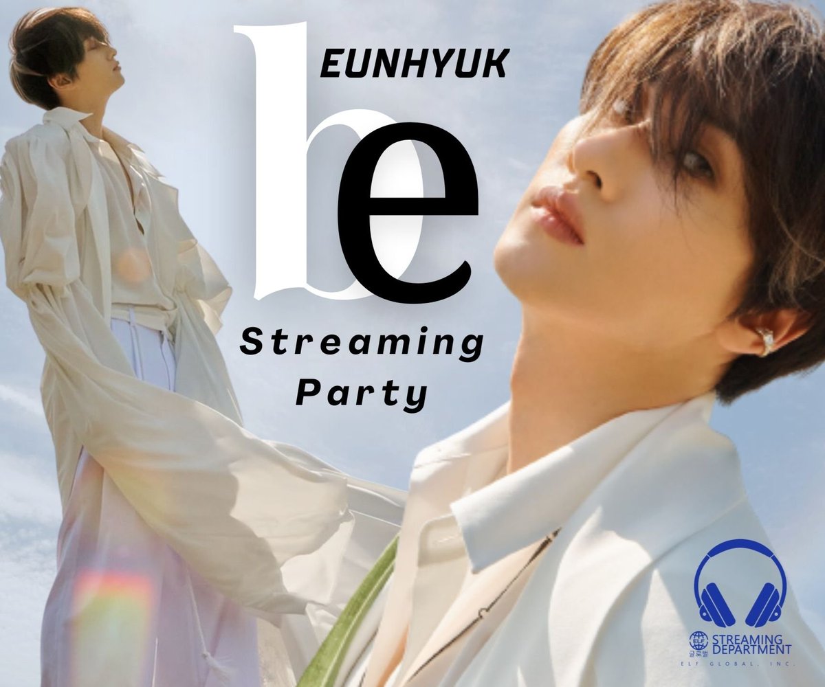 ELFGStreamTeam's tweet photo. 📢 Streaming Party for EUNHYUK with @ArabDalnim 

Stream 'be' from 6:00 pm to 9:00 pm (KST) starting tomorrow! Let's reach 1 M and more views for Eunhyuk!

Join us friends! 💙 

#BeStreamParty
#EUNHYUK_be 
@AllRiseSilver @SJofficial https://t.co/X53T2D15Vt