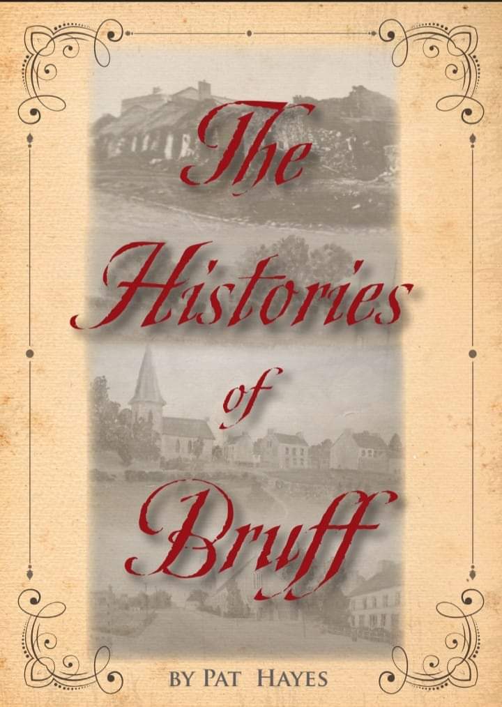 Bruffheritage's tweet photo. Happy #booklaunch day to our member Pat Hayes and now local author on his amazing book #historiesofbruff that is launching tonight at the #thomasfitzgerald Centre in #bruff.
A wonderful collection of stories that will bring you on a journey of our local history & heritage 📚 https://t.co/um8XPvmWJZ