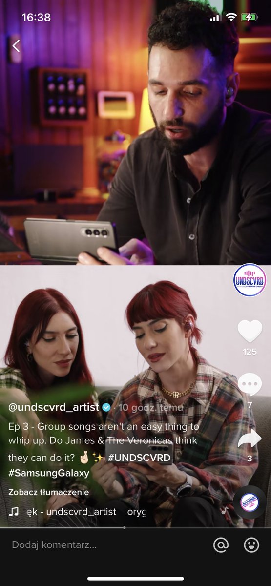 VeronicasPoland's tweet photo. Odcinek 2. Tik Tikowego show #UNDSCVRD z @TheVeronicas odbył się niestety bez udziału bliźniaczek. 

Na szczęście w 3. możemy już je zobaczyć! Miłego oglądania.

🎥 https://t.co/RLwGZOZi8A https://t.co/w3JG5r3FEE