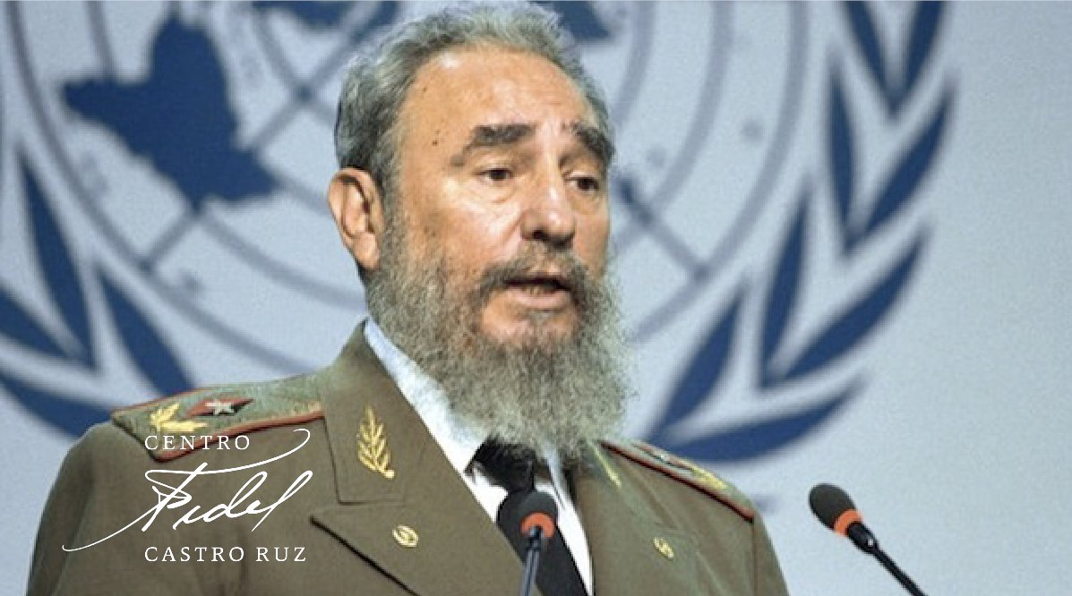 centrofidel's tweet photo. #Fidel:"Disminuyen los bosques, se envenena el aire y contaminan los ríos. Perecen especies de plantas y animales. Se extienden antiguas y nuevas epidemias, mientras crece la población, multiplicando las legiones de los desposeídos". #FidelVive #DiaContraElCambioClimático https://t.co/Q3kR8skF3g