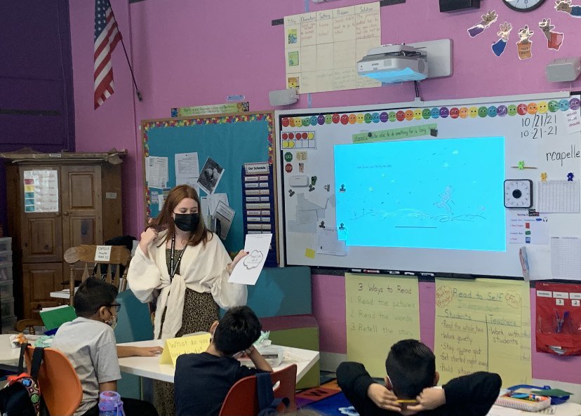 miss__ward's tweet photo. I had the best time yesterday reading “Ish” with my first grade learners! We talked about things that we are “ish” at, and that’s okay! Thank you for the photos! @McMaryJean @Hampton_Street https://t.co/SdPS9RyOxw