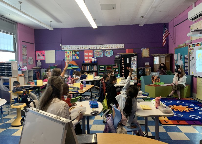 miss__ward's tweet photo. I had the best time yesterday reading “Ish” with my first grade learners! We talked about things that we are “ish” at, and that’s okay! Thank you for the photos! @McMaryJean @Hampton_Street https://t.co/SdPS9RyOxw