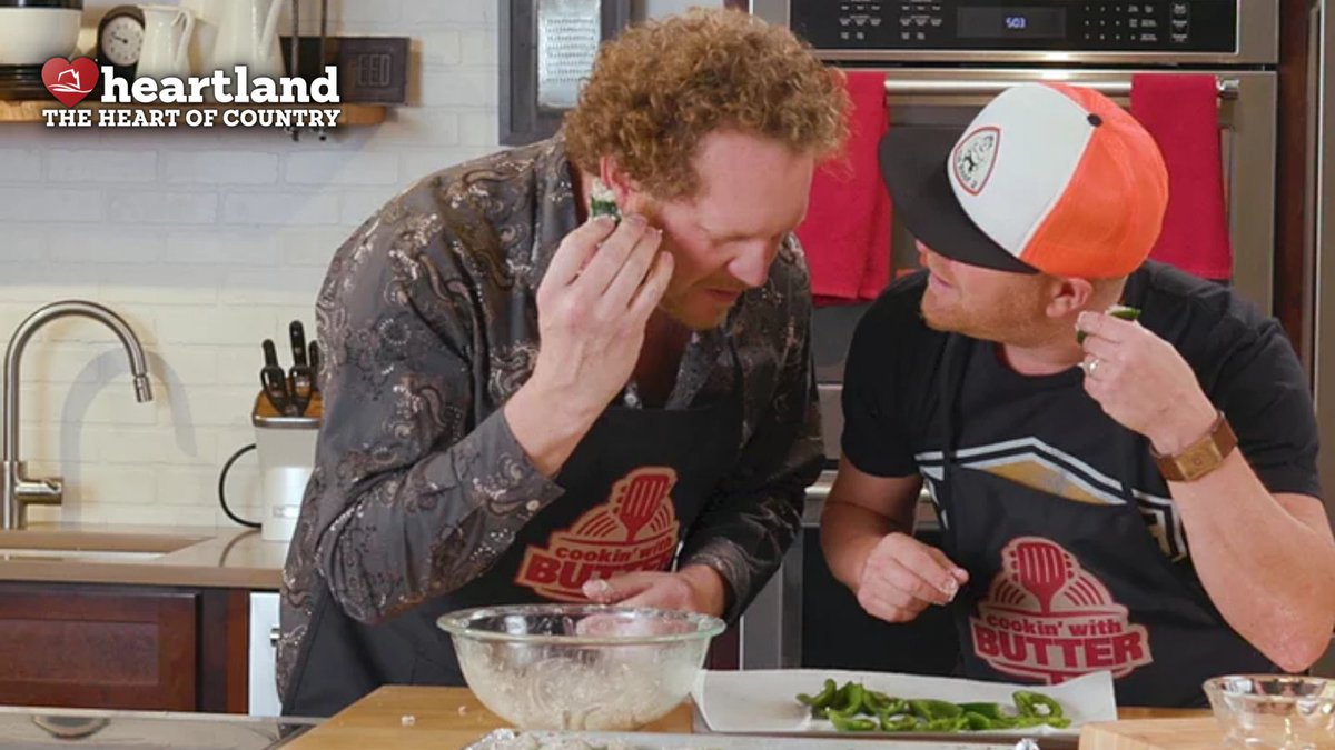 WatchHeartland's tweet photo. .@DenimJoe guest stars in today's #CookinWithButter! Tune in at 3pm E|P as Joe shares a recipe he calls “Joe Pops!” (Also streaming at 3 ET on the @itsrealgoodtv app &amp; website.)
 
#WatchHeartland #TheHeartofCountry #countrymusic #streaming #ItsRealGoodTV #cooking #recipes https://t.co/j31wrbzo4l