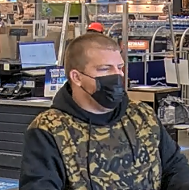 SheriffClayCo's tweet photo. We're trying to ID this guy who has been using a stolen credit card around the metro. Note that both of his hands are tattooed. He arrived at a Lowe's in this U-Haul truck that appeared to have a woman driving. If you know who he is, let Sgt. Johnson know at 816-407-3723. https://t.co/7sPF9PJR4j