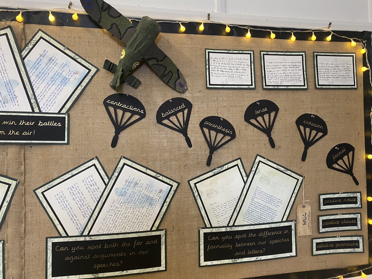 The Year 6 children were thrilled to see their English and DT learning on display. What an amazing first half term back. Enjoy your break! <a href="/AlexMcLeodPS/">Alexander McLeod</a>