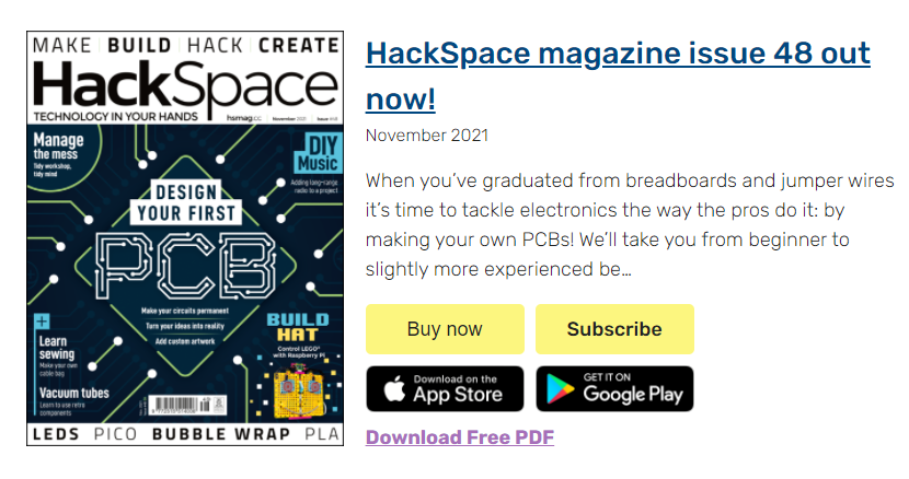 Yes, but is YOUR #NFT in a print magazine? 

#FloatyBoaty is in the latest issue of HackSpace Magazine issue #28.

Floatyboaty.io

#nft #nfts #nftlove #nftcommunity #nftart #nftartist #nftcollector #mfycollectors #investing #cryptopunks #Crypto #NFTshill #benchy