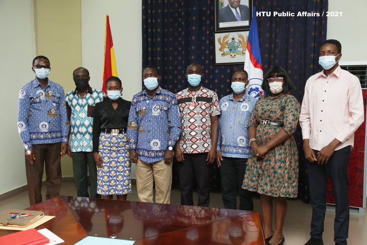 AlumniHtu's tweet photo. National Executives of HTU Alumni Association paid courtesy call to Management. https://t.co/2NQSuE6fRm