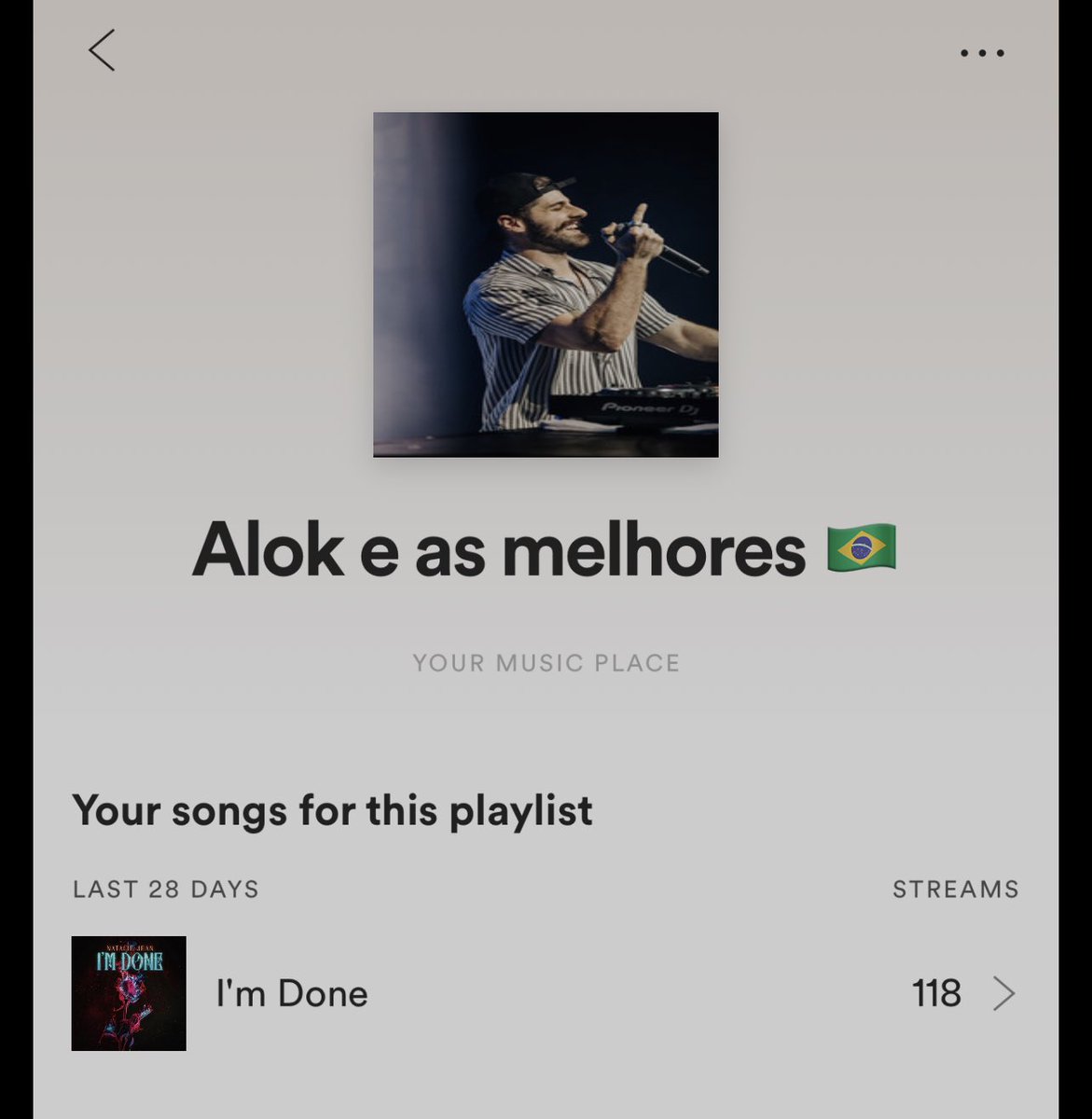 natnat7's tweet photo. Yay!! “I’m Done” has been added to two more Spotify Playlists. 🎉🎊#spotify #spotifyplaylist #imdone #sooverit #donedone #donedonedone @KittWakeley https://t.co/sWbMNoqcQY