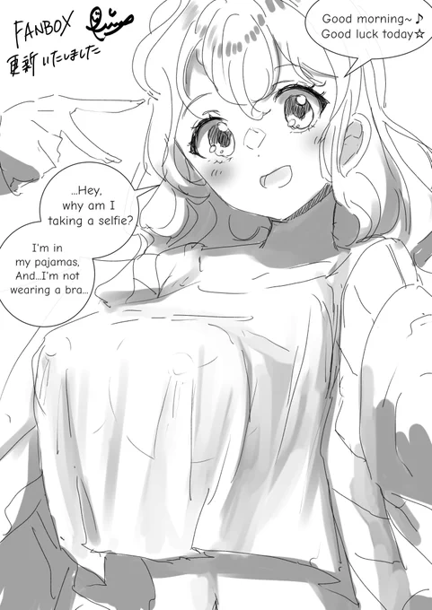 I had some time today, so I made an extra illustration.
This is one of the girls who is the subject of a doujinshi I'm working on. 