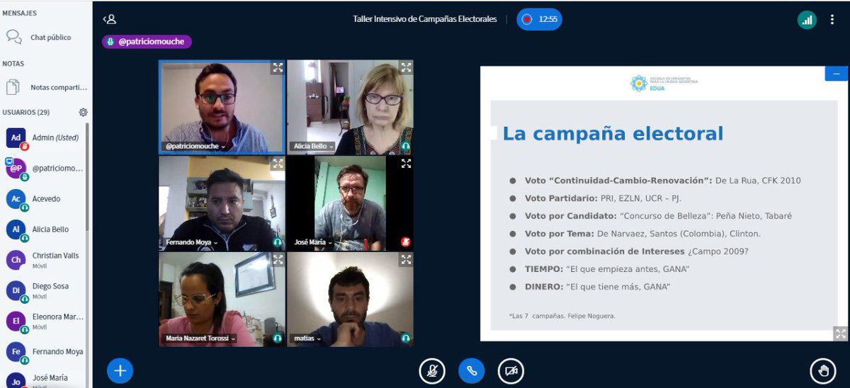 EscuelaUnidad's tweet photo. Si la campaña es el mensaje, el territorio es la comunicación.

Gracias a todas y todos los que participaron del Taller Virtual Intensivo de Campañas Electorales a cargo de @patriciomouche.

#MultiplicarEsLaTarea https://t.co/gniB2QLvw4