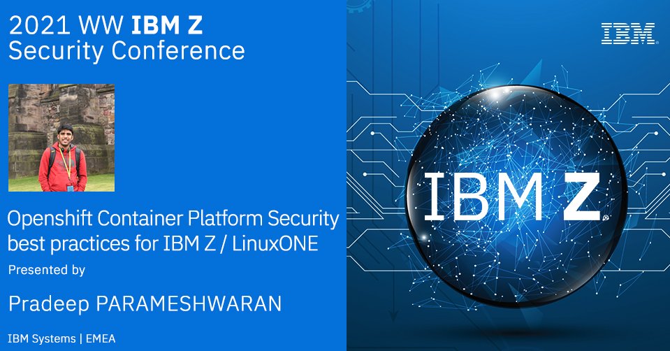 martinesastre34's tweet image. Closing the 2021 WW IBM Z Security conference with another great speaker, Pradeep Parameshwaran. Session starts in a few minutes! #IBMZSEC #IBMZ #CyberSecurity @IBMZ @yannicklefloch  @GuillaumeIBM @HerveSabrie