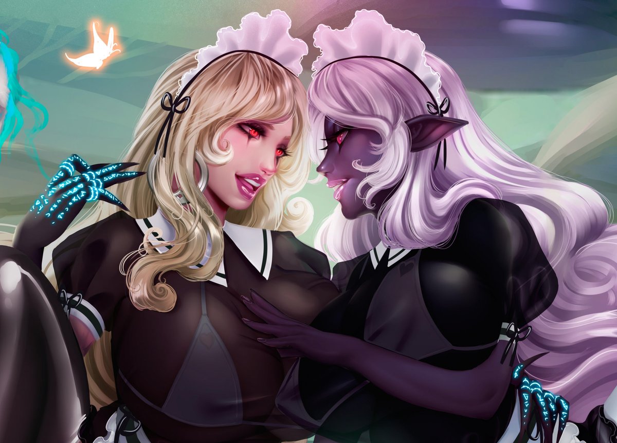 DarkraArt's tweet photo. Celeste &amp; Ereldra - Maid suit
 
High quality:
https://t.co/k9yOCdooql
https://t.co/sOh8YMAwgg https://t.co/dC0clsnDP6