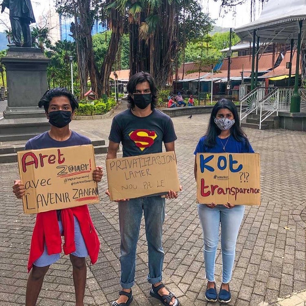 Fridays For Future Mauritius tweet media