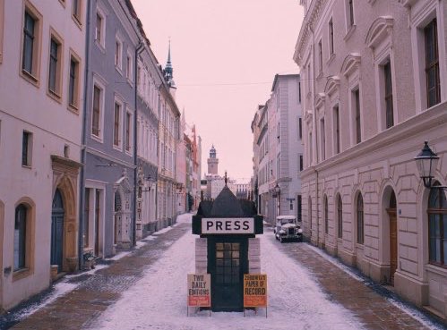 filmdaze's tweet photo. The Grand Budapest Hotel // The French Dispatch https://t.co/YfEb73aIe6