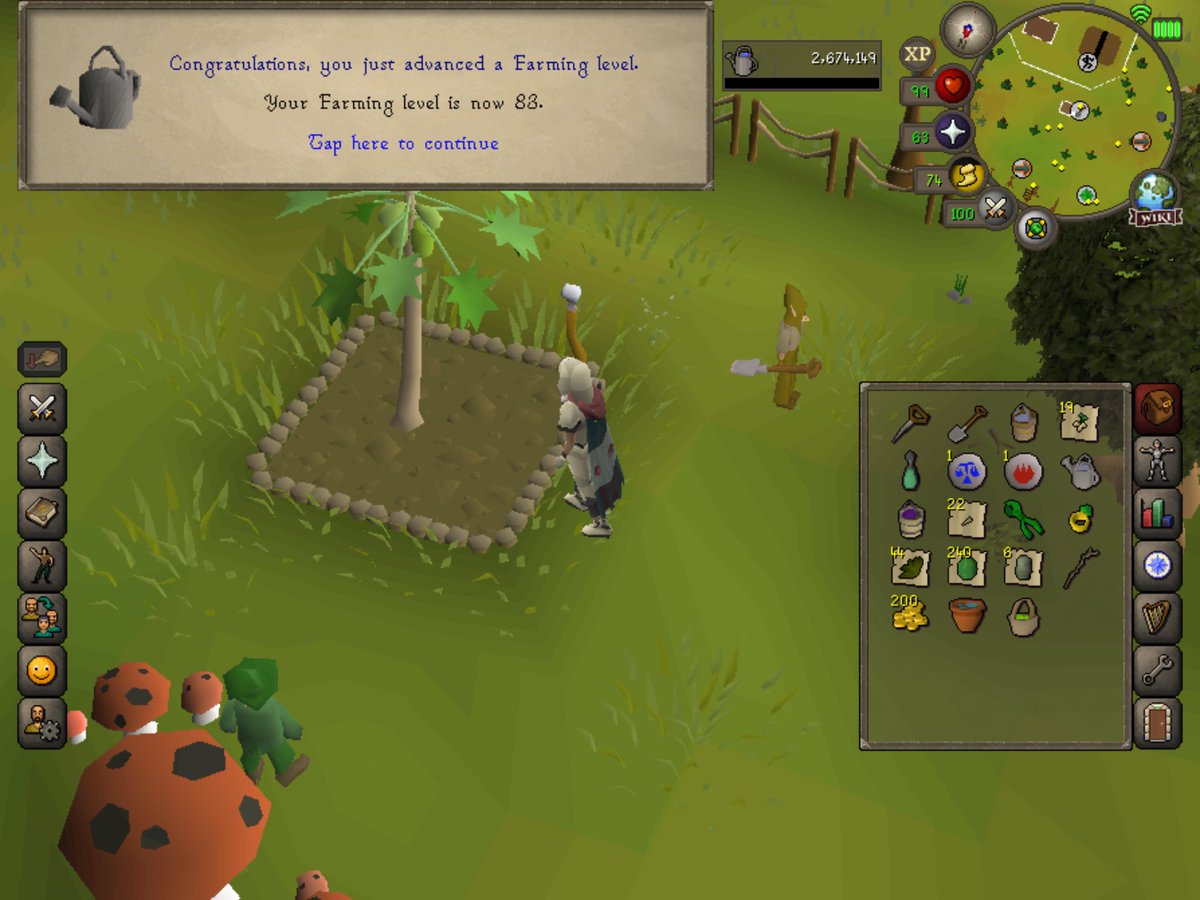 InSpEcToR_JaY's tweet photo. 🌳 83 Farming achieved! Now I can finally plant my first spirit tree! 🤗 It will grow in Hosidius. #osrs #spirittree #farmingskill https://t.co/OI0PaiqkZ2