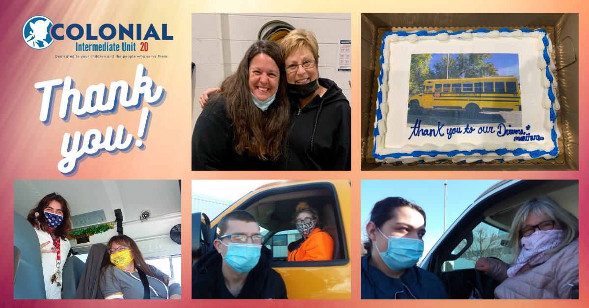 ColonialIU20's tweet photo. As we close out #NationalSchoolBusSafetyWeek - we'd like to thank the dedicated team members of our Transportation Department for keeping our #AmazingIU20Kids safe. #AmazingIU20Staff https://t.co/sJd2uiby2h
