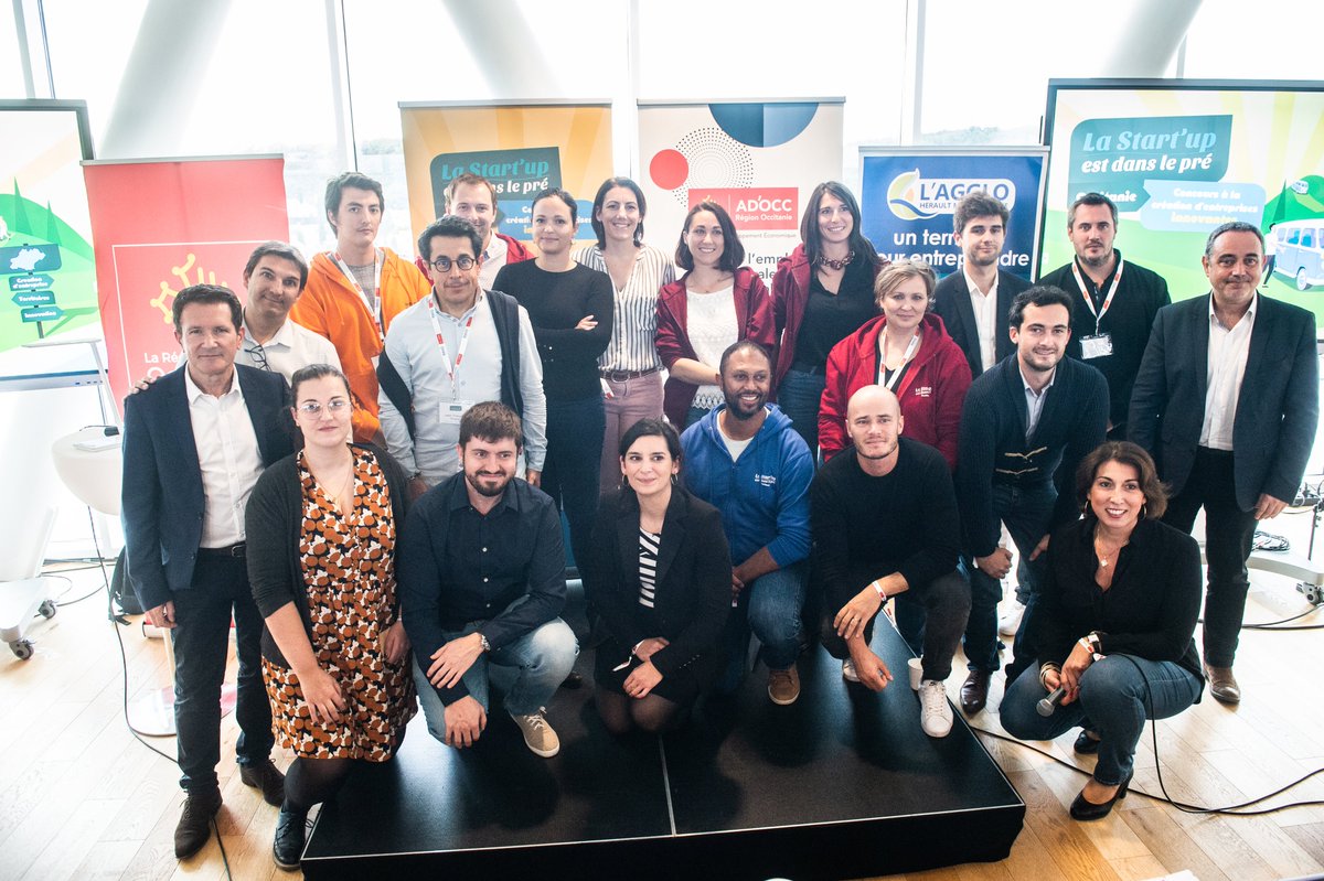 ADOCC_'s tweet photo. Grande finale régionale #Startupestdanslepré 🌱@Occitanie organisée par le #ResoIP+ by @ADOCC_ au @Palais_Capdagde
Félicitations non pas à 3... mais à nos 4 lauréats @SUDLP_concours parmi les 12 porteurs de projet finalistes ! https://t.co/GKWmbBvYML