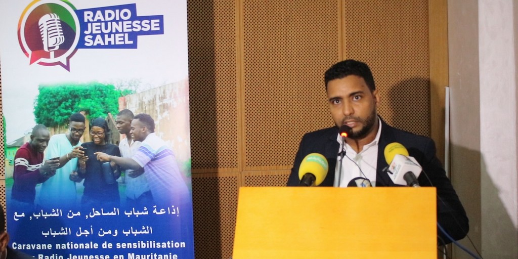 Radio_RJS's tweet photo. Le lancement officiel de la Caravane nationale de #RadioJeunesseSahel en #Mauritanie s’est tenu le 21 octobre 2021. L’occasion de sensibiliser les jeunes mauritaniens à ce projet de radio transnationale pensé avec et pour eux, pour qu’ils se l’approprient pleinement. https://t.co/wnM6dyRYmo