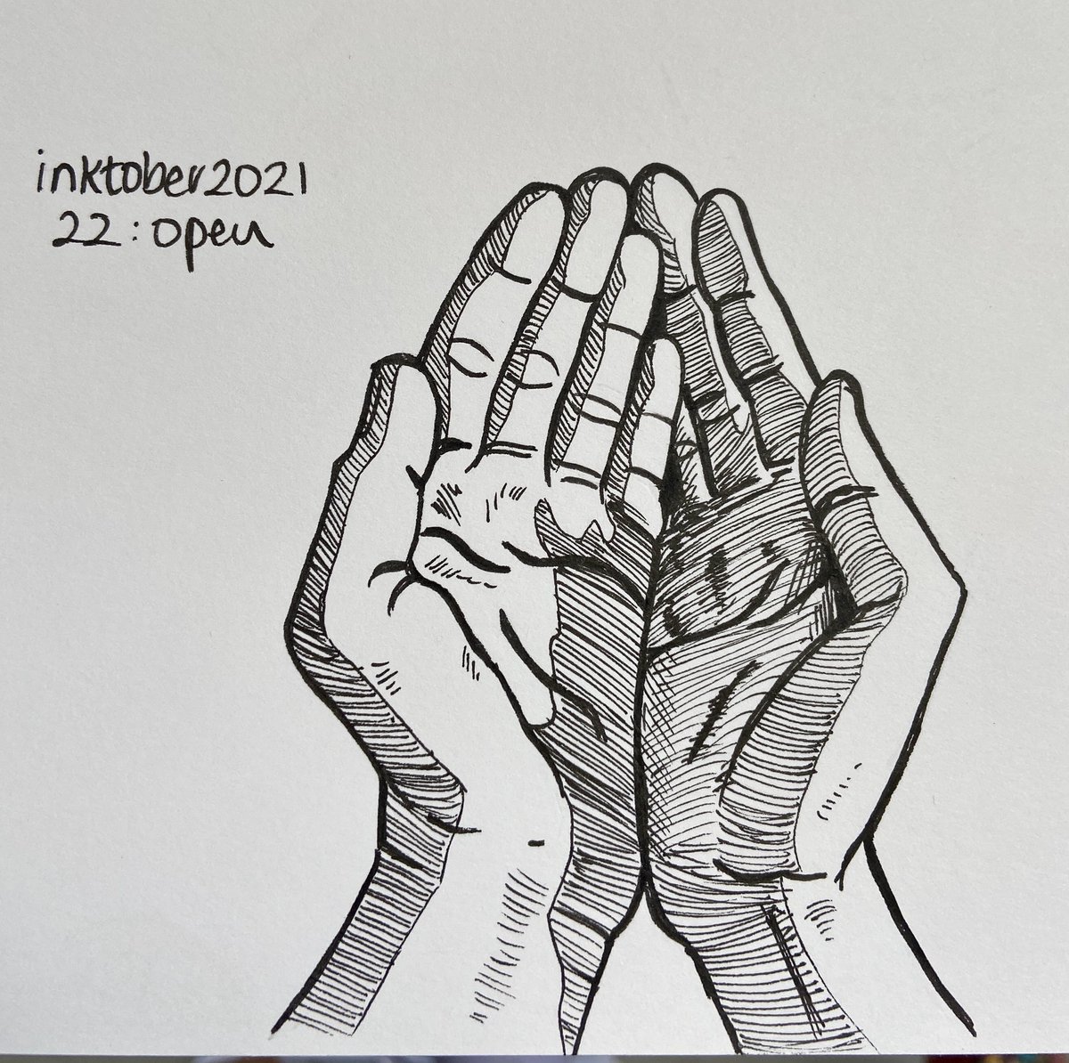 #inktober2021  
Day 22 : ‘open’
