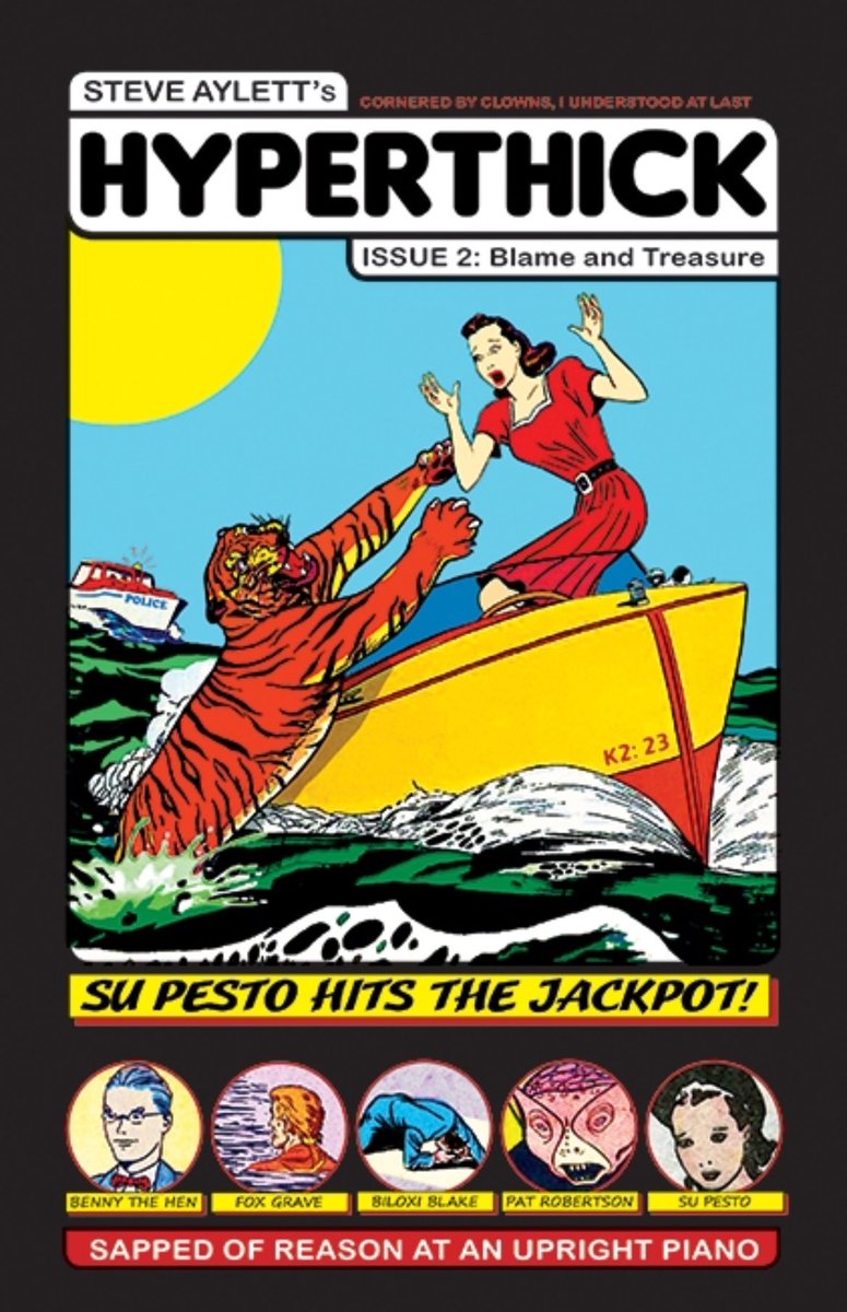 antioedipusp's tweet photo. AOP is thrilled to announce the acquisition of @steveaylett’s TAO TE JINX: COLLECTED QUOTATIONS. This reprint will include new material from recent texts. Meantime, check out Aylett’s latest from @floating_world: HYPERTHICK #2. https://t.co/7zJEdIiOlQ #literary #comicbook #satire https://t.co/mUyAZNCnqZ